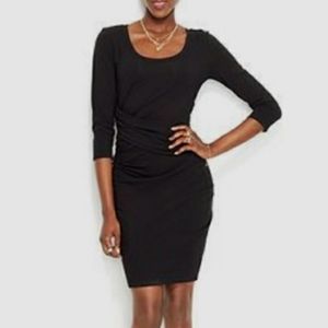 Nwt Rachel rachel roy 3/4 sleeve‎ little black dress above the knee size small